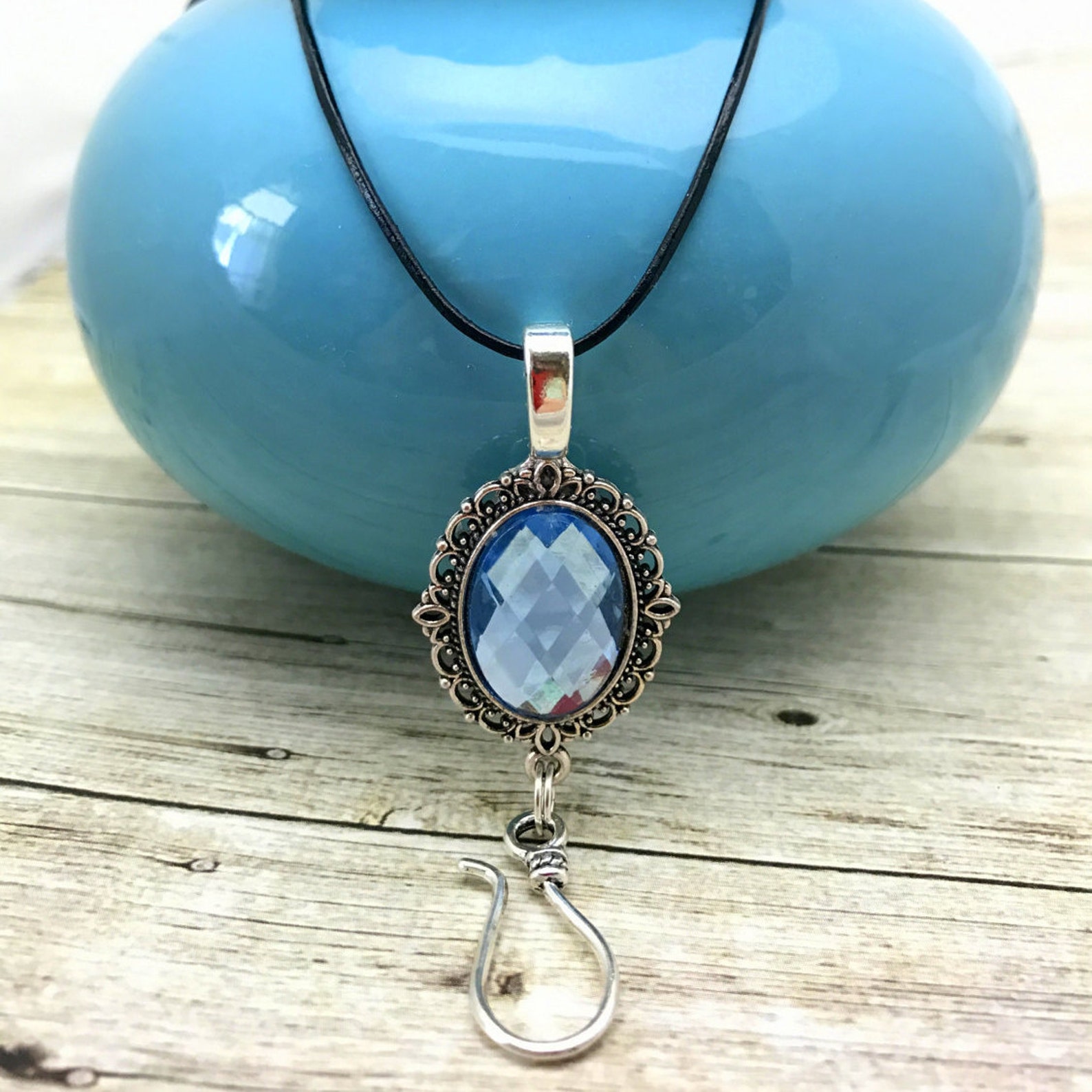 Portuguese Knitting Necklace for Knitter Yarn Holder Necklace Etsy