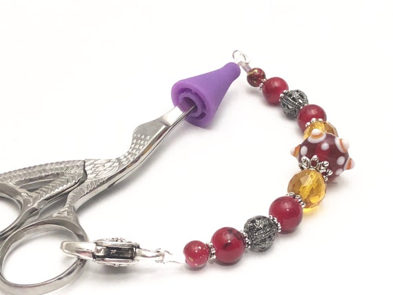 Beaded Zipper Pull Charm Bird Crochet Stitch Marker Key Chain, Wallet, or  Purse Charm , Mother's Day Gift 