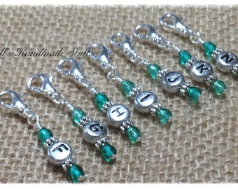 Work in Progress Stitch Markers, Clip On Stitch Markers, Crochet Hook Letter Size Markers |, Mother's Day Gift