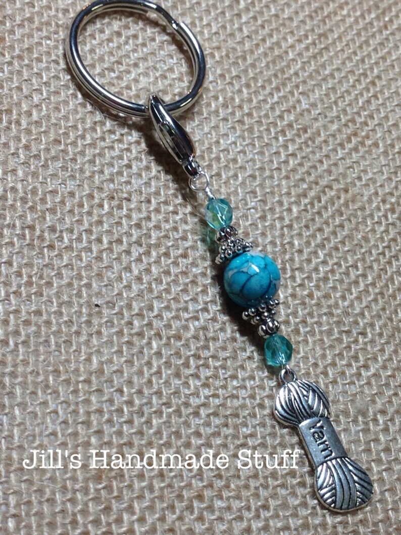 Yarn Zipper Pull Charm Crochet Stitch Marker Gift for Etsy