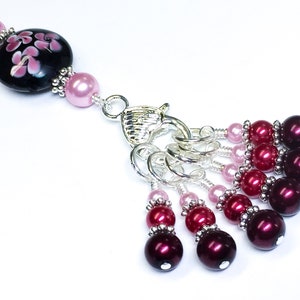 Ombre Stitch Marker Set with Holder for Knitting, Mother&#39;s Day Gift for Knitters