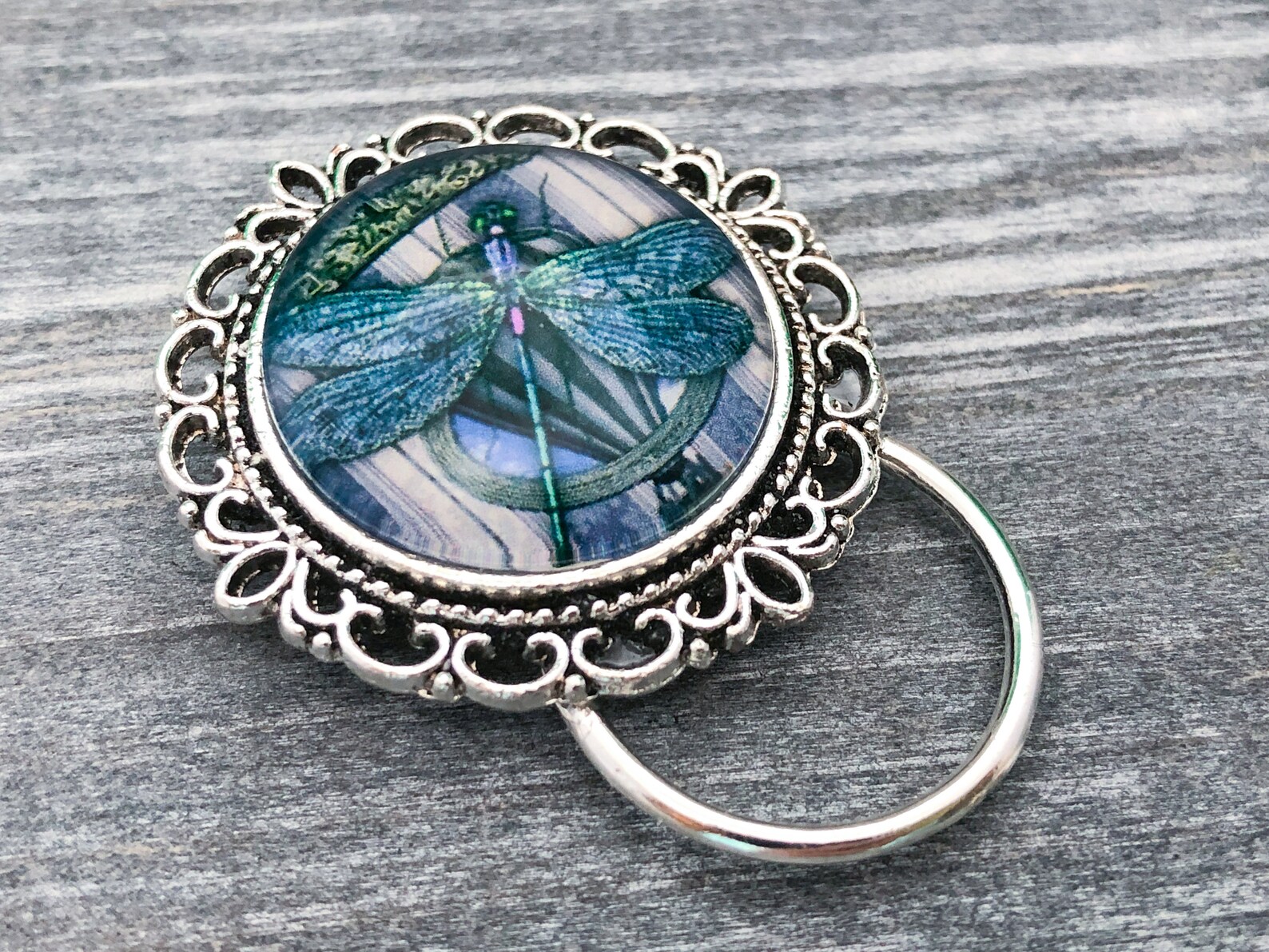 Dragonfly Eyeglass Holder Brooch Mother's Day Etsy
