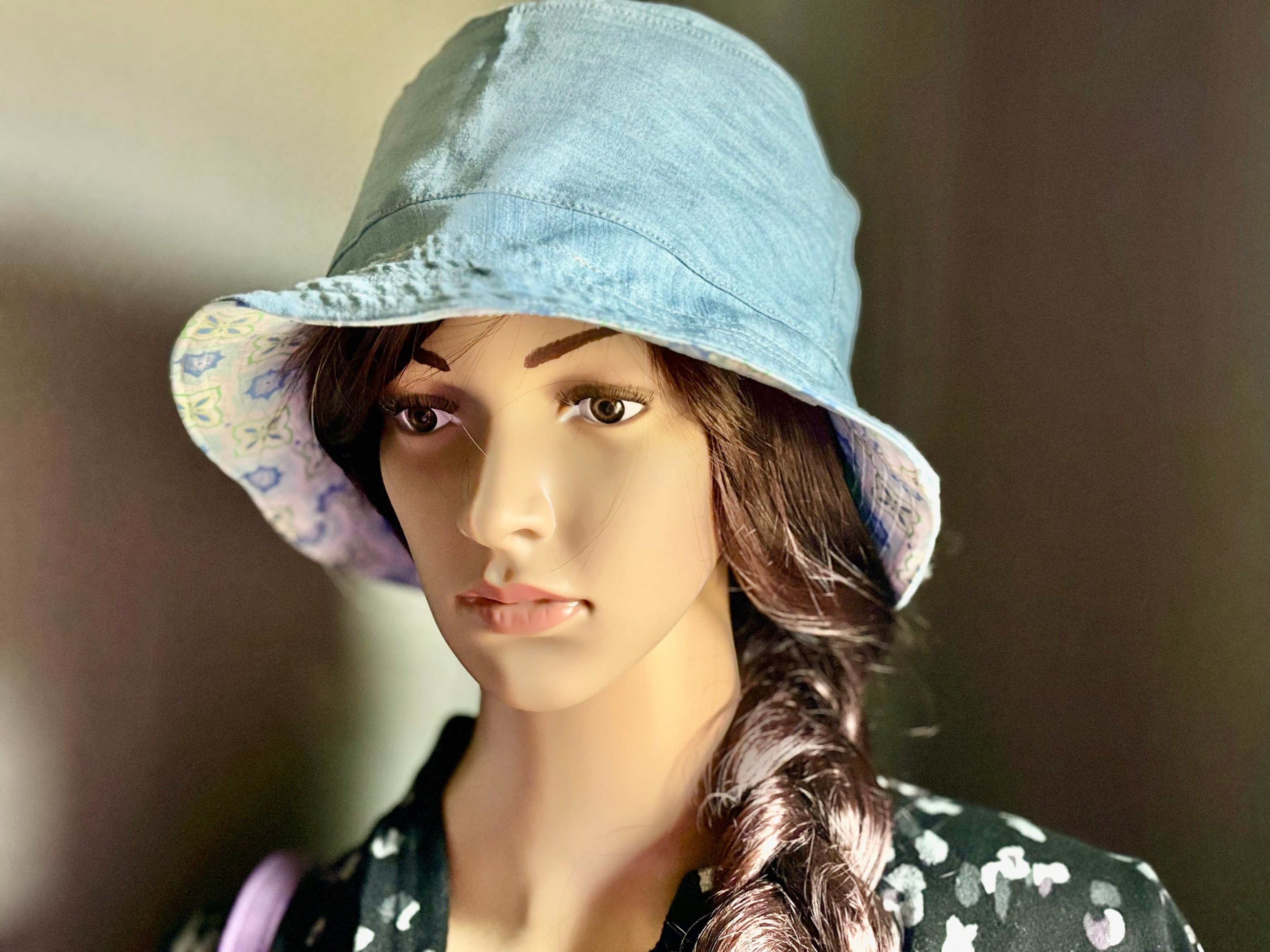 Memorial Bucket Hat, Remembrance Gift Made From Your Loved  display picture 2