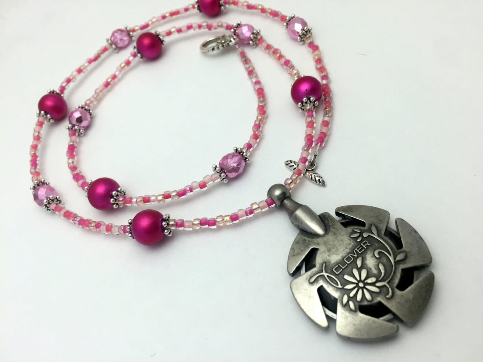 Pink Yarn & Thread Cutter Necklace Gift for Knitters Etsy