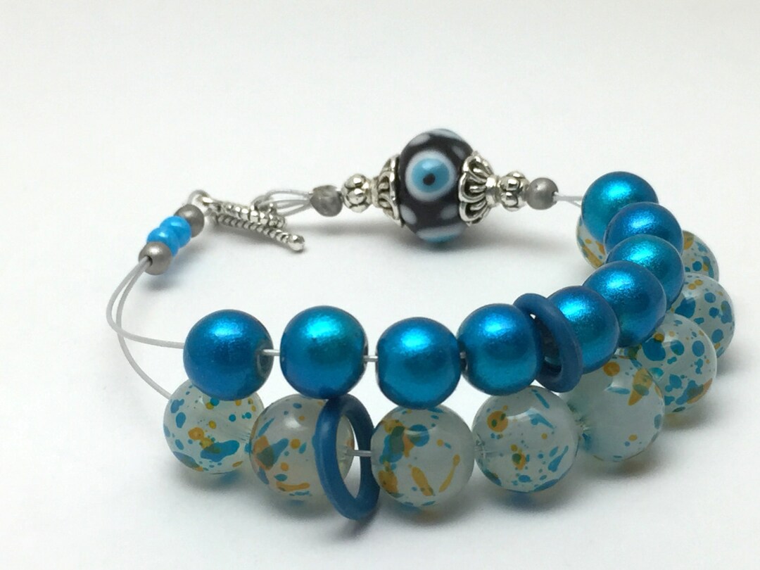 Abacus Row Counting Bracelet | Beaded Knitting Row Counter | Gift for ...