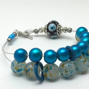 Abacus Row Counting Bracelet | Beaded Knitting Row Counter | Gift for Knitters | Knitting Counter, Mother&#39;s Day Gift