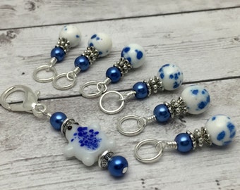 Turtle Stitch Marker Set for Knitting, Snag Free Progress Keeper, Gift for Knitter, Stitch Markers with Holder, Mother's Day Gift