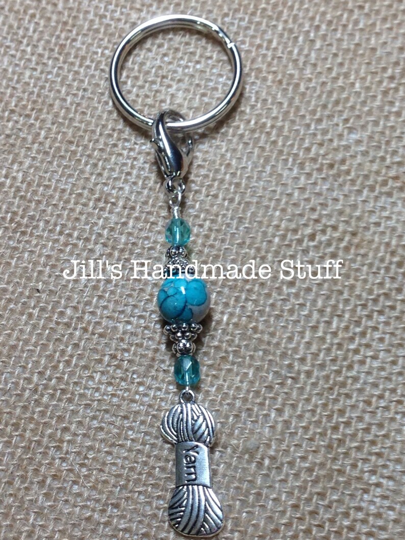 Yarn Zipper Pull Charm Crochet Stitch Marker Gift for Etsy