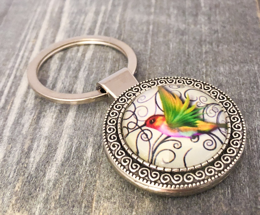 Hummingbird Keychain for Women, Holder for Car Keys, New Car Key Fob ...