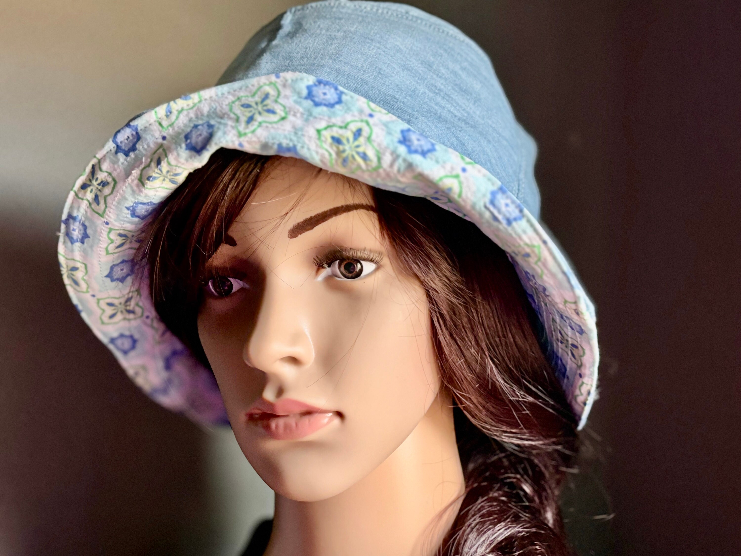 Memorial Bucket Hat, Remembrance Gift Made From Your Loved 