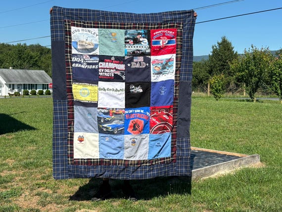 T-shirt Memory Quilt: Keepsake Blanket From Loved Ones Clothing