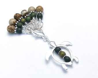 Sea Turtle Stitch Marker Set: Snag Free Knitting Progress Keepers
