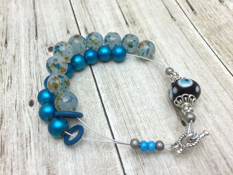 Abacus Row Counting Bracelet Beaded Knitting Row Counter Etsy
