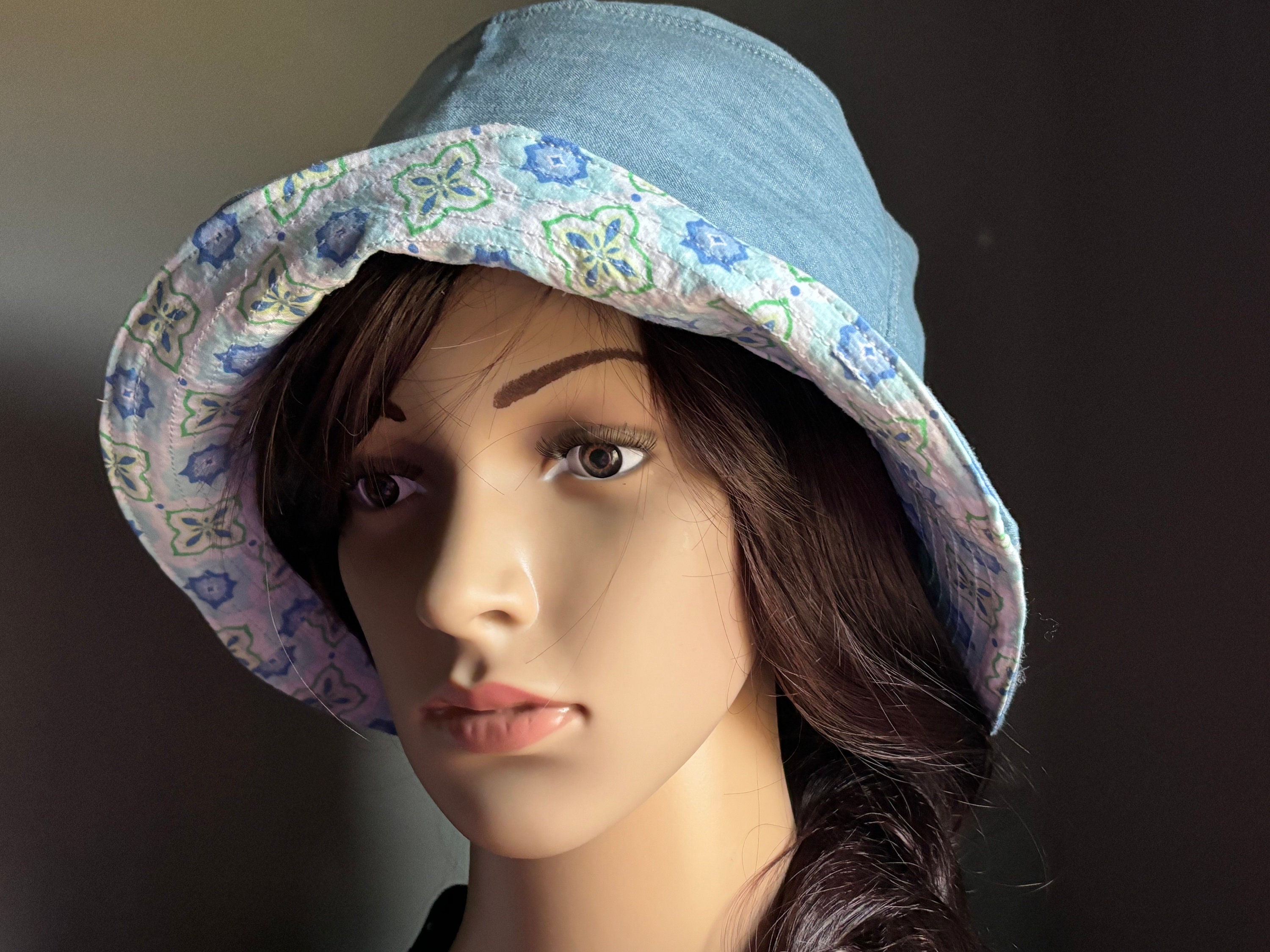 Memorial Bucket Hat, Remembrance Gift Made From Your Loved  display picture 3