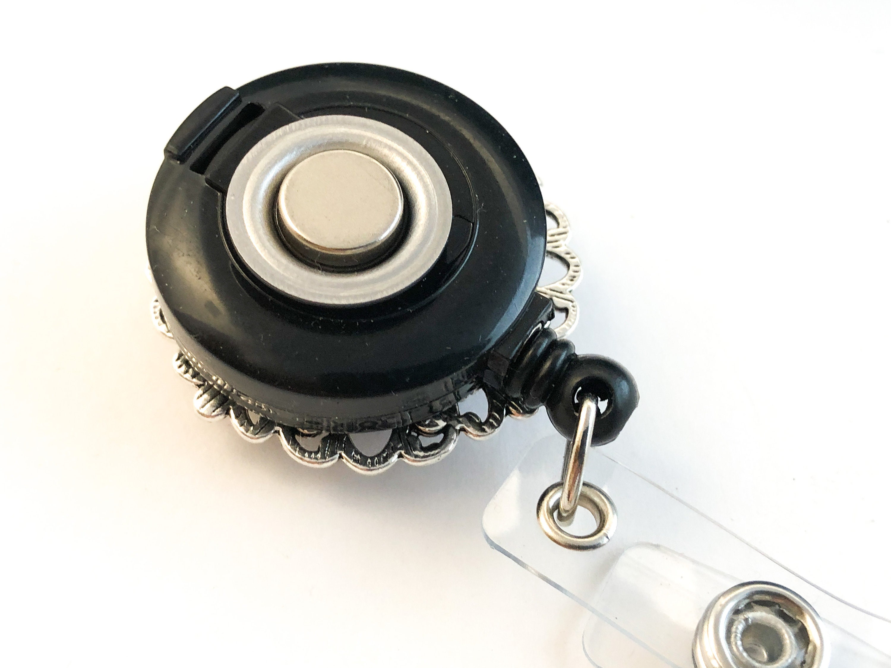 Badge Reel for ID Retractable ID Holder for Nurses Etsy