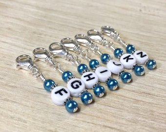 Custom Crochet Hook Stitch Markers | Knitting Needle Size Clip