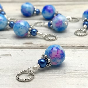Snag Free Stitch Markers for Knitting: Beaded Progress Keepers