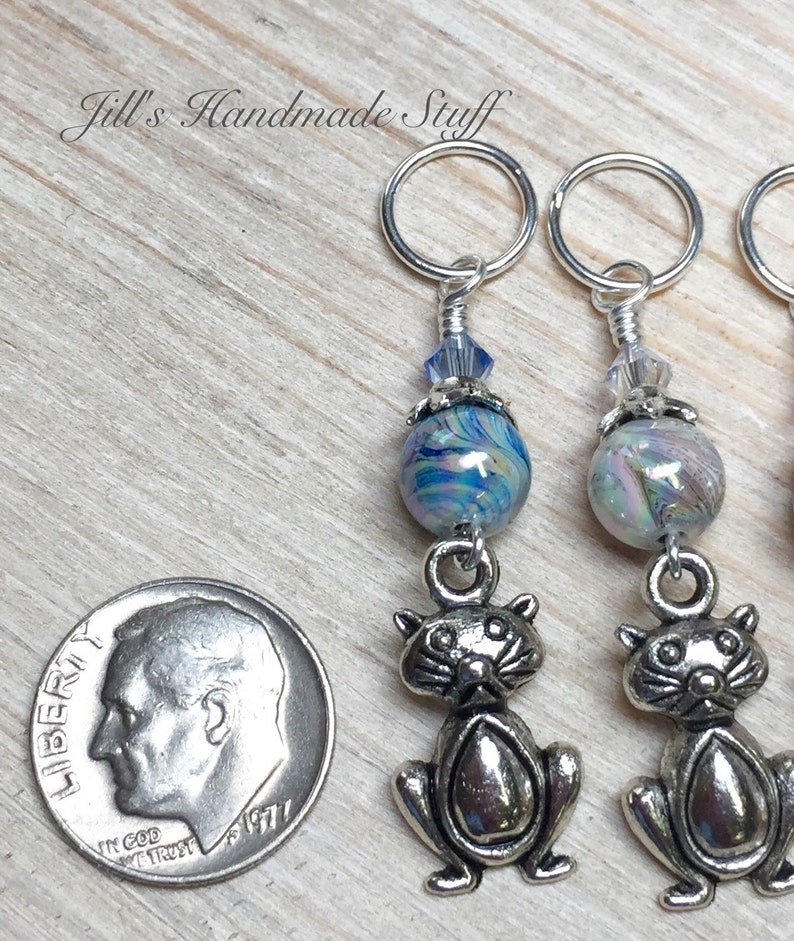 Cat Stitch Markers for Knitting Gifts for Knitter Etsy