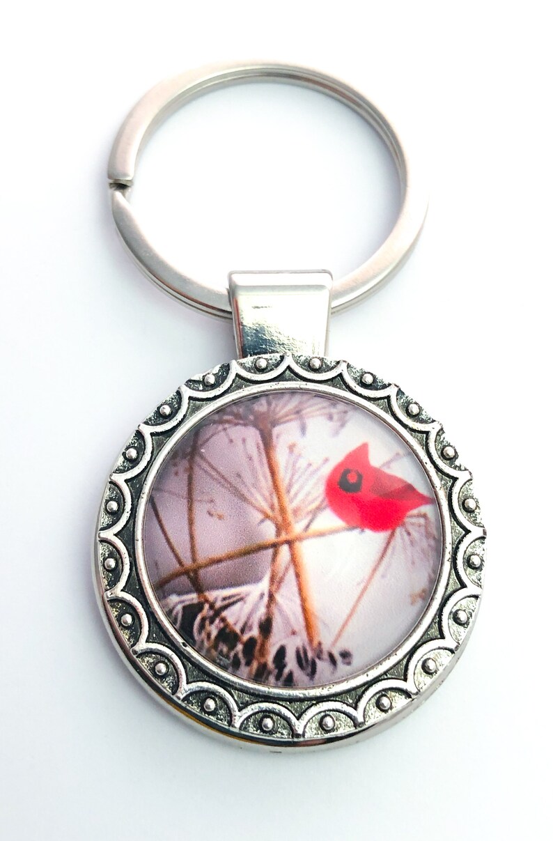 thumbnail image 2 of New Stainless Heart Key Chains Couple Gift I Need You Here With Me Keyring Penda 2 of 9