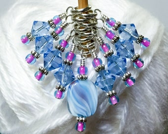 Snag Free Stitch Marker Set for Knitting or Crochet, Birthday Gift for Knitter, Crochet Gift for Mom