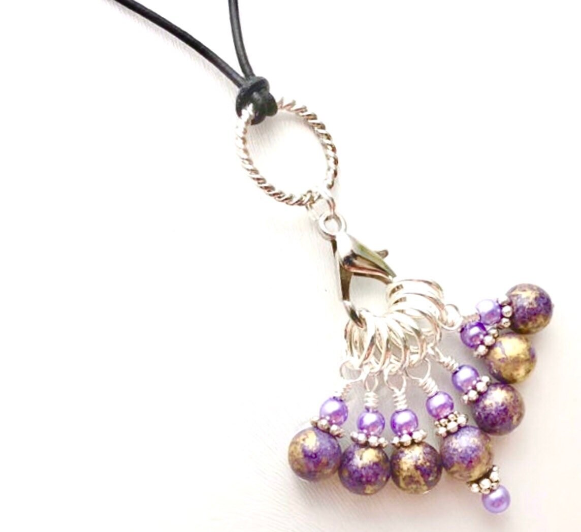 Adjustable Stitch Marker Necklace for Knitting Gifts for Etsy