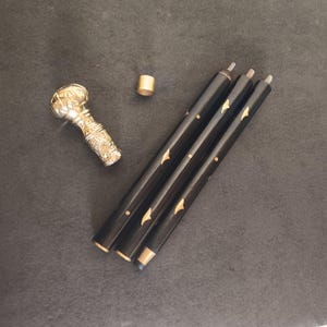 Floral Ornate Walking Cane, Handcrafted Floral Walking Cane Knob: Traditional, Cane, Collectible Cane, Solid Brass Walking Stick, image 13