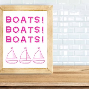 How I Met Your Mother - Boats! Boats! Boats! Print