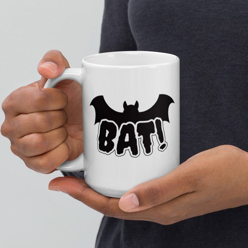 BAT Human Form 2-sided Mug What We Do in the Shadows, vampires, bat, funny, tv show, unique image 3