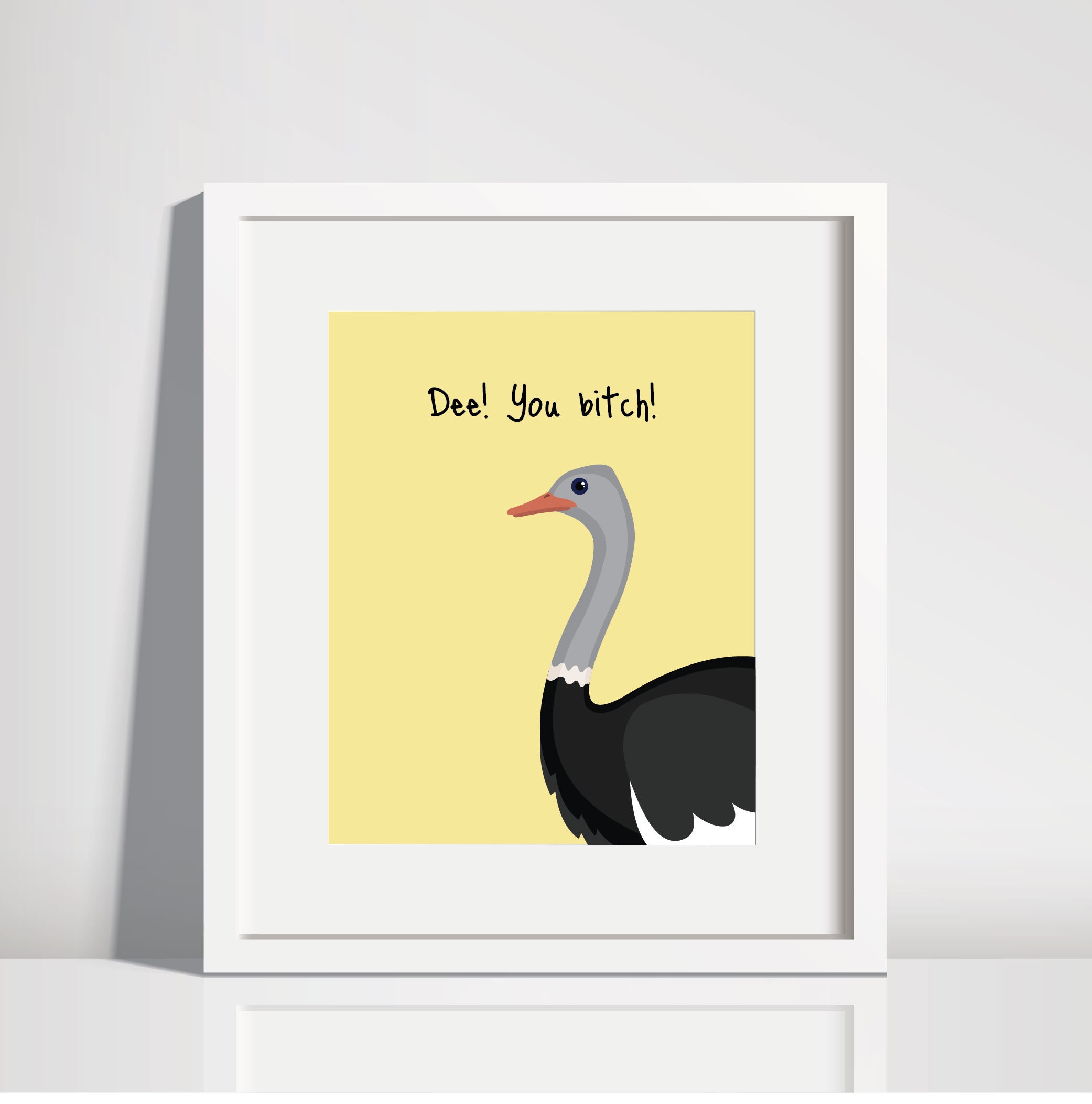 Dee! You bitch! It's Always Sunny in Philadelphia Inspired Print, tv  print, home decor, sweet dee