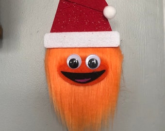 Santa Gritty Inspired Ornament, Christmas ornament, office decor