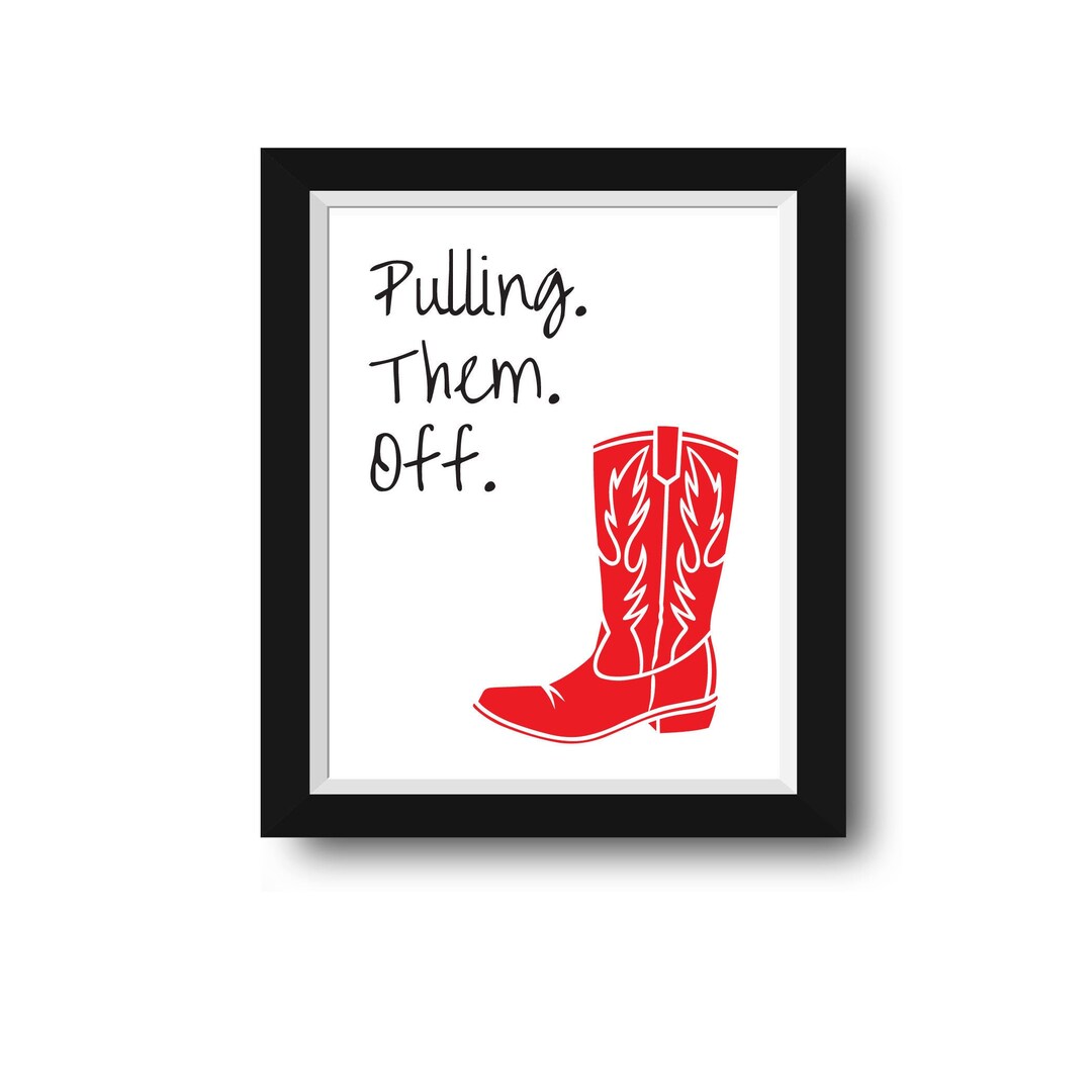 How I Met Your Mother Print Pulling Them Off, Ted Mosby, Tv Print, Home