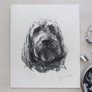 Labradoodle drawing, Labradoodle sketch, labradoodle fine art, Labradoodle collectable, Labradoodle gift, labradoodle wall art,