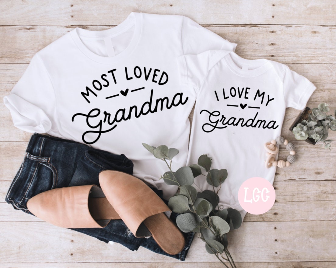 I Love My Grandmother T-Shirt Popular Grandma Quote Tee