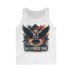 Tank Top, Patriotic Eagle Beer Shirt, 4th of July Tee, Ale Force One, Independence Day Apparel