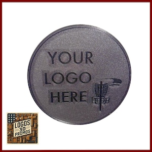 Custom 3D Printed Disc Golf Marker | Personalized Mini | Logo, Graphic & Font | Durable PETG | Weatherproof | Gift for Disc Golfer
