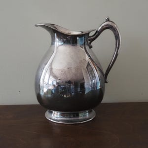 Vintage silver-plated pitcher jug by WM A Rogers made in Canada