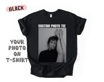 Custom Photo T-Shirt: Personalized Picture Tee, Birthday Gift, Your design on tee