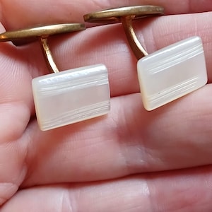 Collection of Men's Vintage Cuff Links from 1930 to 1970 image 12