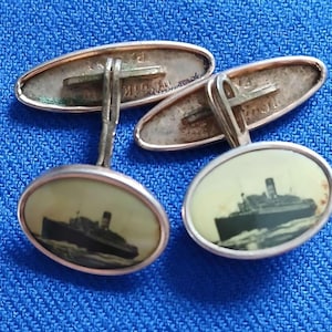 Collection of Men's Vintage Cuff Links from 1930 to 1970 image 20