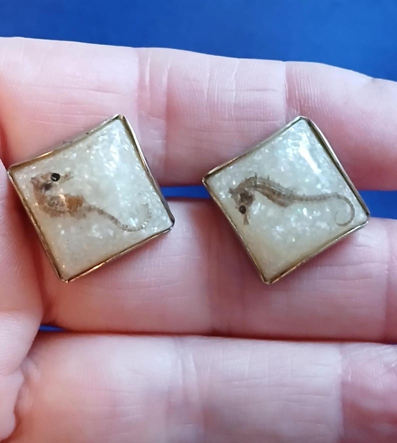Collection of Men's Vintage Cuff Links from 1930 to 1970 image 8