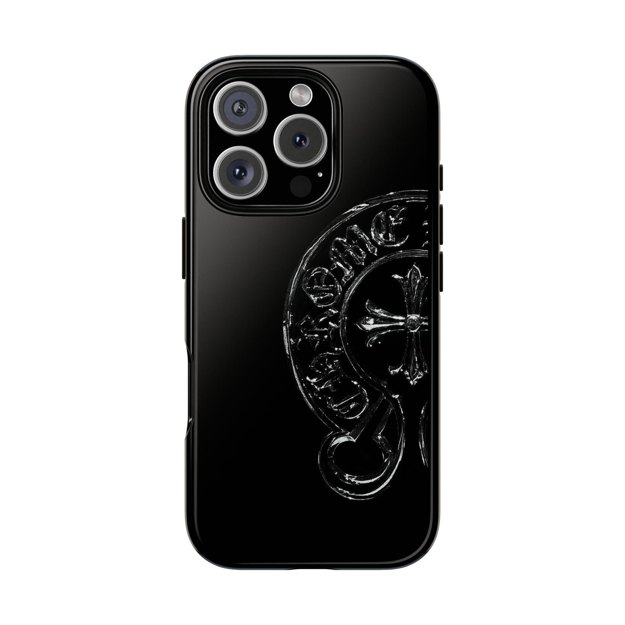 VETEMENTS iPhone12Pro ケース Vetements Men's Big Logo iPhone 12 Pro Case in Black Vetements