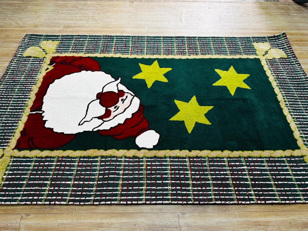 Hand-tufted Wool Santa Rug for Area Rug Living Room Home Decor Readay ...