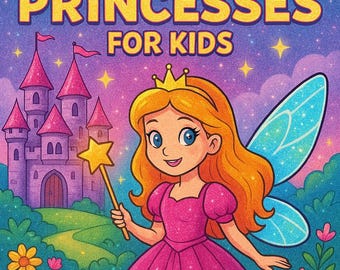 Color the Magic- Fairy Princess Coloring Book for Kids- Kids Coloring Book