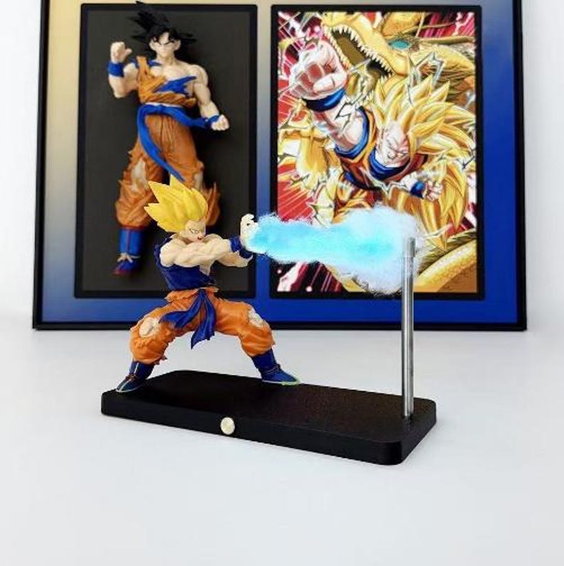 Goku Super Saiyan LED Figure | Dragon Ball Z | Kamehameha Pose | Anime ...
