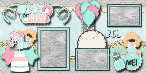 thumbnail image 2 of 2 Premade Easter Scrapbook Pages – 12x12 Printed Layouts CHERRY 0141 2 of 5