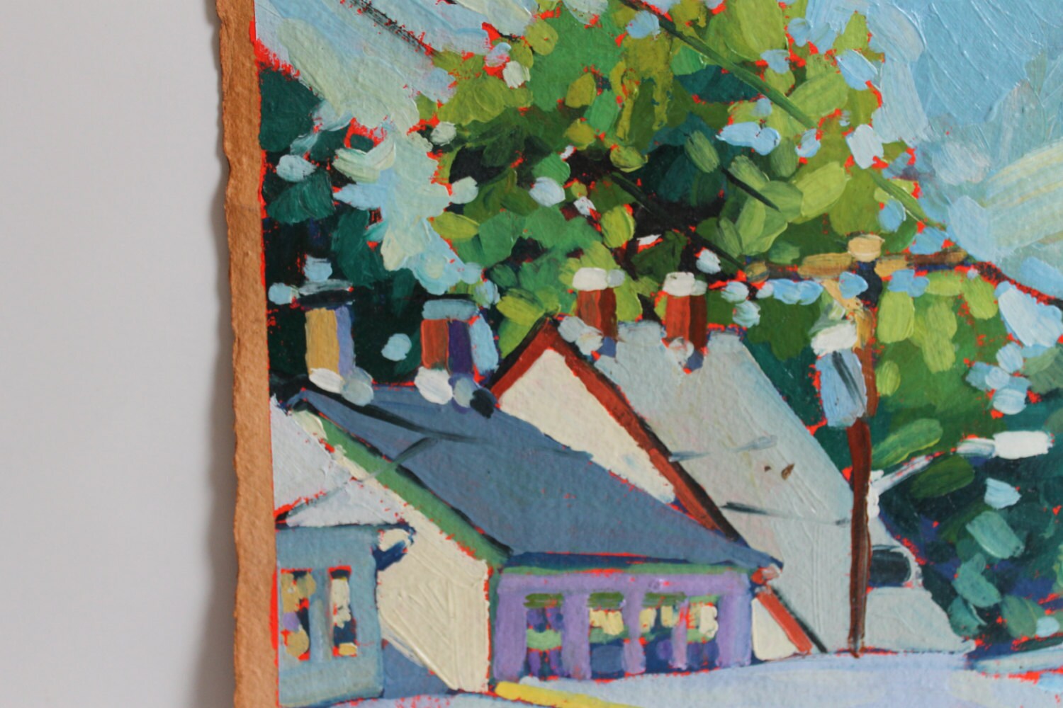 Original Oil Painting Ellicott City Maryland Street Etsy