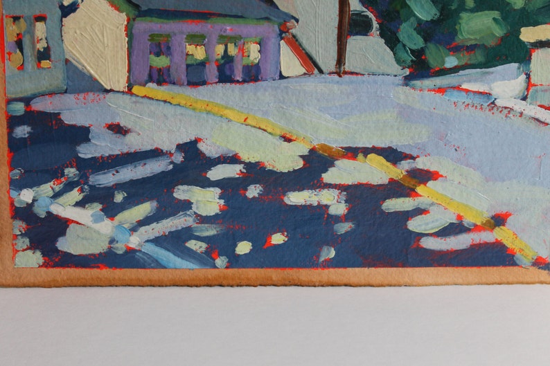 Original Oil Painting Ellicott City Maryland Street Etsy