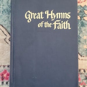 Great Hymns of the Faith 1971 John W. Peterson Blue Hardcover Gesangbuch Vtg USA