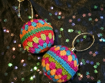 Crochet Christmas Baubles