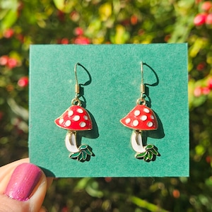 Toadstool Earrings